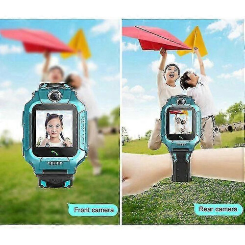 Q19 Kids Smartwatch with GPS Tracker 2G Smartband Smartphone Watch IPS iOS Android Blue 2