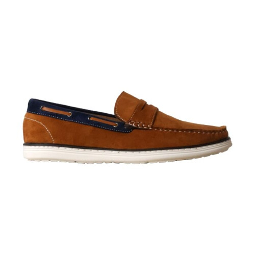 Mocassin - ELONG - Elong - Basse - À enfiler - Beige synthétique 1
