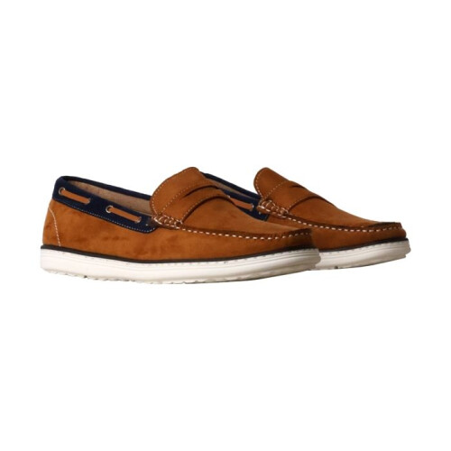 Mocassin - ELONG - Elong - Basse - À enfiler - Beige synthétique 2