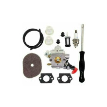 Kit d'optimisation moteur, kit carburateur pour débroussailleuse Stihl. Compatibilité testée en flux humide, performances moteur optimales