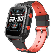 (Black) D35-C 4G Phone Kids Smart Watch GPS Tracker Two-Way Video Call Dual-Lens Watch for Children - Blue