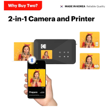Mini Shot 2-in-1 Camera & Printer Yellow 38 Sheet