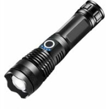 Lanterna LED recarregável com materiais avançados, alta luminosidade, super brilhante, 990.000 lúmens, LED CREE XHP50, com zoom.