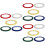 Autocollants Violon Multicolores Repères Pratique Instrument 5