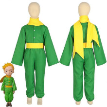 (130 Kids) The Little Prince Cosplay Costumes Party Fancy Dress Set for Mens