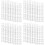 Silver DIY Rhinestone Stickers Self Adhesive Car Bling Sheets 4
