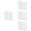 Silver DIY Rhinestone Stickers Self Adhesive Car Bling Sheets 5