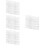 Silver DIY Rhinestone Stickers Self Adhesive Car Bling Sheets 6