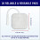 Ανταλλακτικά επιθέματα μονάδας TENS 2"x2", Αυτοκόλλητα επιθέματα ηλεκτροθεραπείας, 2