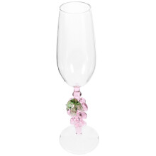 Verre À Pied Pour Vin Motif Raisin Verre Transparent Élégant