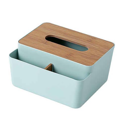 Cache-boîte à mouchoirs en PP 210 g 18  14,5  9,3 cm vert