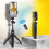 Selfieshow K20 Wireless Bluetooth Selfie Stick Phone Holder Shutter Remote Extendable Tripod 4