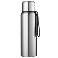 (Silver) 800ml 304 Stainless Steel Tea Infuser Cup Vacuum Insulated Water Bottle for Travel Outdoor (BPA Free, No FDA)