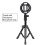 Desktop Metal Tripod Foldable Live Tripod with Cell Phone Adapter Microphone Clip Monocular Binoculars Table Mount Tripod 1