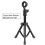 Desktop Metal Tripod Foldable Live Tripod with Cell Phone Adapter Microphone Clip Monocular Binoculars Table Mount Tripod 1