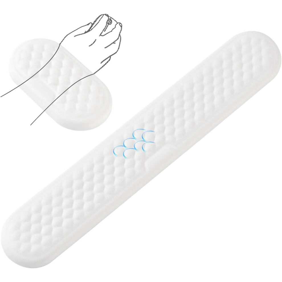 Keyboard & Mouse Wrist Rest Pad Pu Leather Foam 000332156994