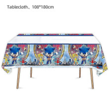 (1pcs tablecloth) Birthday Party Decorations Kids Disposable Tableware Set Baby Shower Boy Girls Party Decor Supplies Kid Birthday Gift
