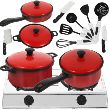 Tableware Toy Children Kids Play House Toy for Fun Fun Cookware Set for Kids