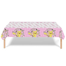 (Tablecloth) Birthday Decoration Boys Girls Pink Pikachu Paper Plate Cups Tableware Set Balloons Deco Kids Baby Shower Party Supplies 2025