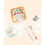 (Butterfly) Five-piece Bamboo Fiber Children's Tableware Animals Pattern Kid Sets 4