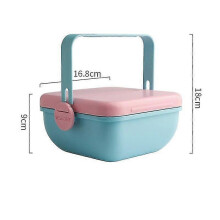 Portable Lunch Box Plastic Bento Box for Office Worker School Kids Breakfast Picnic Container Food Storage Dinnerware Tableware