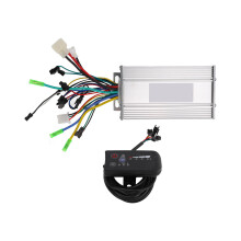 Dual-Mode-Bürstenlos-Controller 36V 500W mit LED-Anzeige, überlegenes Wärmemanagement für Elektroroller und Fahrräder, unterstützt Hall- und