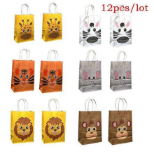 Disposable Tableware Plate Napkins for Kids, Woodland, Leopard, Zebra, Happy Birthday Party Decor, Jungle Safari, Supplies