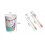 Dinnerware sets homemiyn five piece bamboo fiber children's tableware elephant pattern kid sets 3