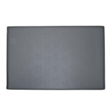 Pet Placemat Prevent Spill Dishwasher Safe Slip Proof Waterproof Silicone Dog Feeding Mat for Water Food Bowl Gray