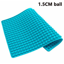 1.5cm Round Ball Barbecue Mat High Temperature Resistant Silicone Oil Drain Mat Placemat Can Be Used As Small Round Ball Cookie Mold