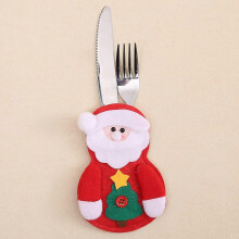 Christmas Cutlery Holder Tree Shape Stainless Steel Tableware Organizer for Home Kitchen Gift for Children Kids Friends