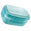 Bento Box Kids Lunch Box for School Plastic Food Container with Tableware 2Pcs 1