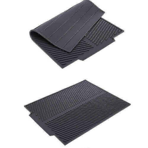Silicone Square Dish Drying Mat Heat Resistant Draining Tableware Dishwaser Durable Cushion Pad Dinnerware Table Mat Placemat Shibaod 2