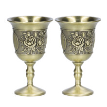 Calice da vino fatto a mano con incisione vintage, design elegante, materiale sicuro per alimenti, ideale per la decorazione della casa, regalo di