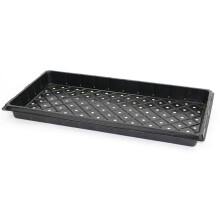 Bandejas con fondo de malla para microvegetales. Bandejas reutilizables para semillas de jardinería con material resistente a la corrosión.