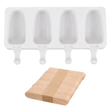Innovative Silikon-Eisformen, Mehrfach-Cake-Pop-Formen für die einfache Zubereitung von hausgemachtem Eis