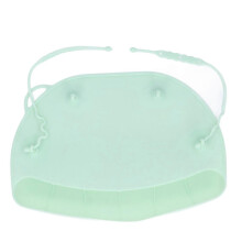 (green) Suction Up Silicone Placemat Baby Silicone Placemat Portable Table Mat with Food Catching Pocket for