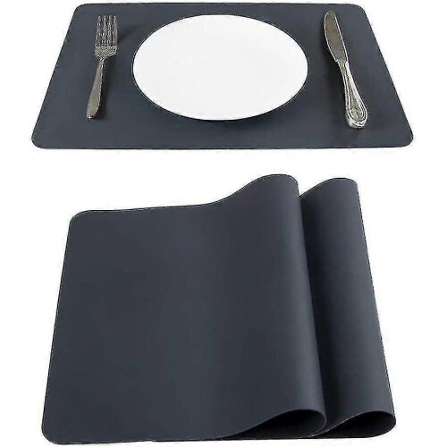 2pcs Large Silicone Mats Table Mats Placemats,40*30cm