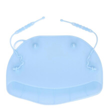 (blue) Suction Up Silicone Placemat Baby Silicone Placemat Portable Table Mat with Food Catching Pocket for
