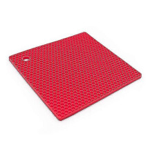 Square Honeycombs Placemat Food-grade Silicone Heat Insulation Mat Anti-scald Thickened Microwave