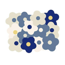 Set of 1,40 * 30 cm, washable silicone placemats and coasters, heat resistant 232.2 C, non-slip, washable and waterproof for dining table, outdoor ba