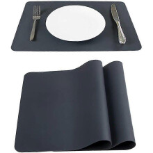 Wipeable Placemat Silicone 40 X 30 Cm Set Of 2, Suitable for Children