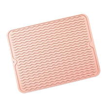 Large Multifunctional Silicone Dry Mat Heat Insulation Pot Holder Dish Cups Draining Pad Table Placemat Kitchen Supplies PK