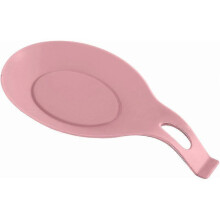 Dww-(Pink) Silicone Kitchen Utensil Tray, Spoon Holder, Dish Drainer, Kitchen Utensil Placemat, Hot Plate