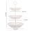Elegant 3-Tier Πλαστική Βάση Επιδορπίων, Τέλεια Βάση για Cupcakes για Διακόσμηση Γαμήλιου 2
