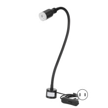 Lampe de travail magnétique à LED avec col de cygne flexible, construction en alliage d'aluminium pour atelier, machine à coudre, tour, fraiseuse,