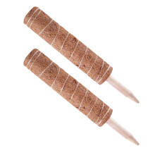 Estacas de fibra de coco para plantas trepadeiras, suportes de fibra de casca de coco natural, extensão para trepadeiras de interior com