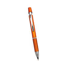 Kugelschreiber mit ergonomischem Griff,-Orangefarbene Farbe