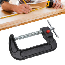 C-Klemmzange, Öffnung 4 Zoll, Heavy-Duty, Silber.