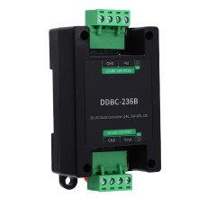 DC-DC-Wandler von 36–60 V auf 24 V DC, 4,8–14,4 W, ABS-Schienenmontage